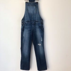 Guess Distressed Overalls